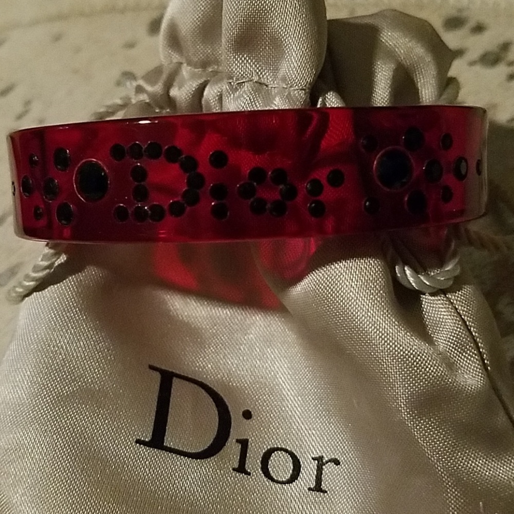 NWOT DIOR Lucite Cuff NWOT